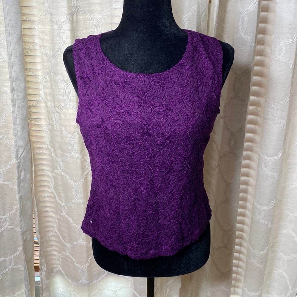 Purple dress top